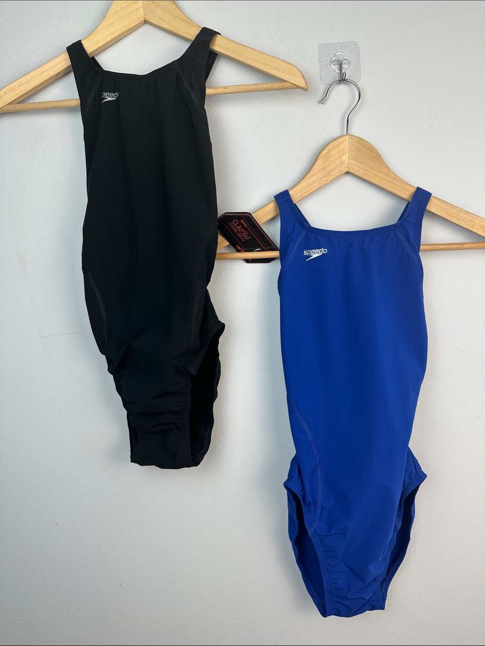 NEW Speedo Fastskin Pro EU32 US 0 Navy Black Competitive Swim One Piece Swimsuit